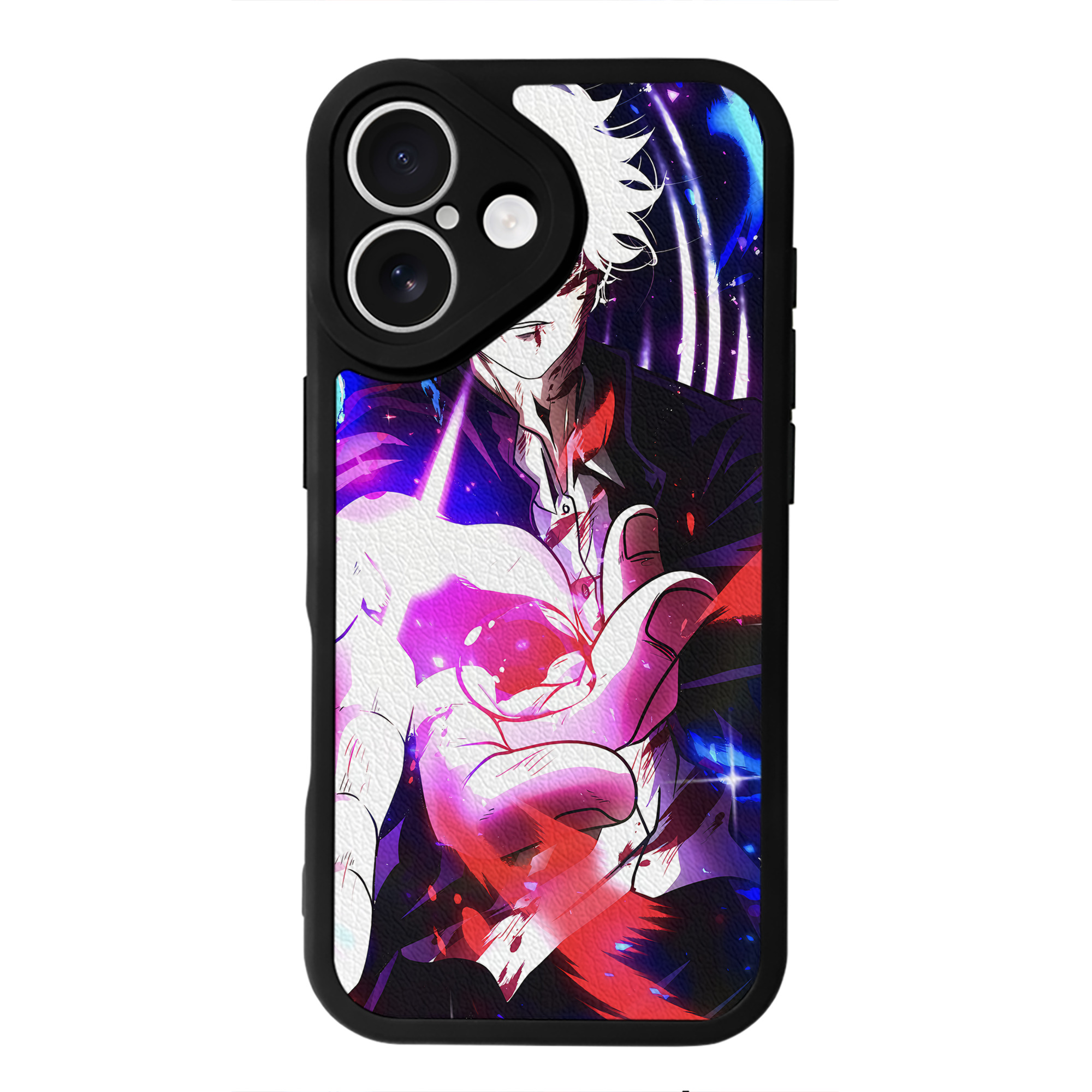 （画像用） 呪術廻戦 Jujutsu Kaisen 【iPhone 16シリーズ対応】シリコンスマホケース（レザー調） 材質：シリコン